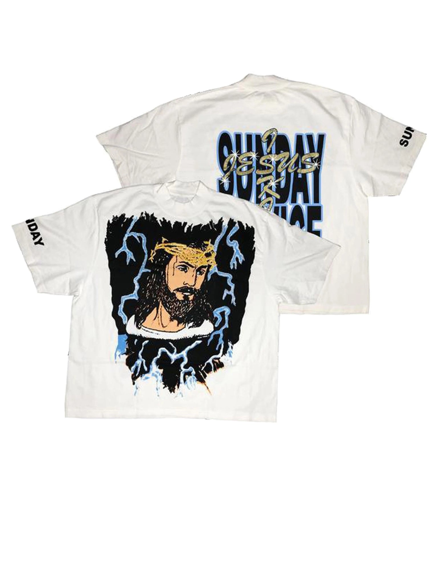 Kanye West AWGE For JIK Lightning T-Shirt Multi [FW19] Prior