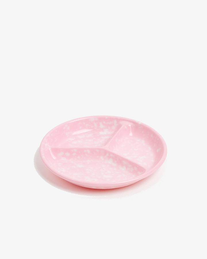 Korean Bunsik Retro Melamine Sharing Plate Pink