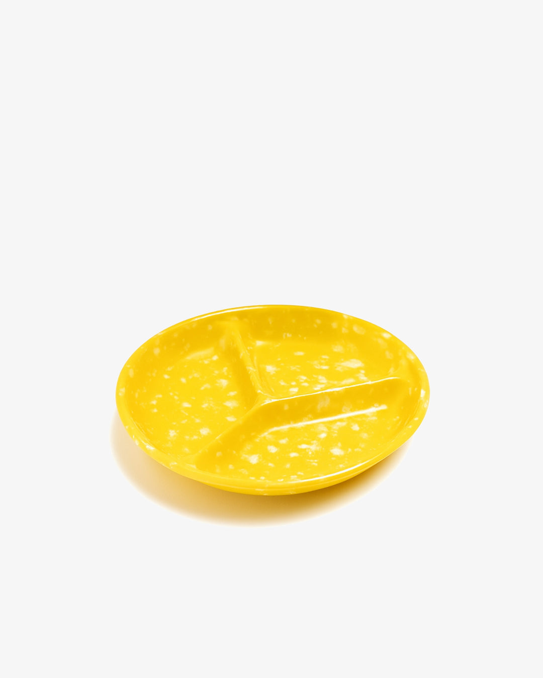 Korean Bunsik Retro Melamine Sharing Plate Yellow