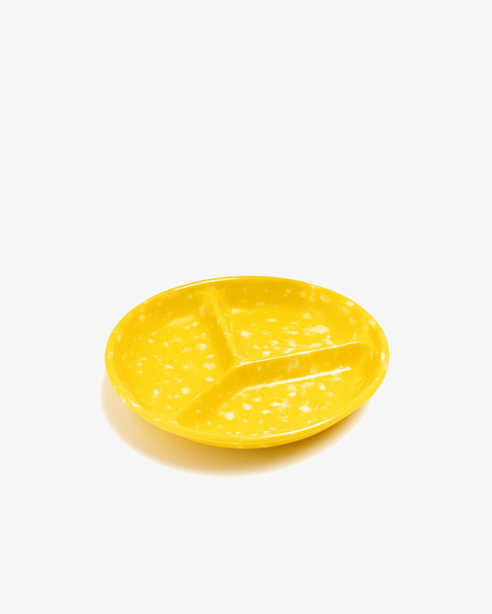 Korean Bunsik Retro Melamine Sharing Plate Yellow