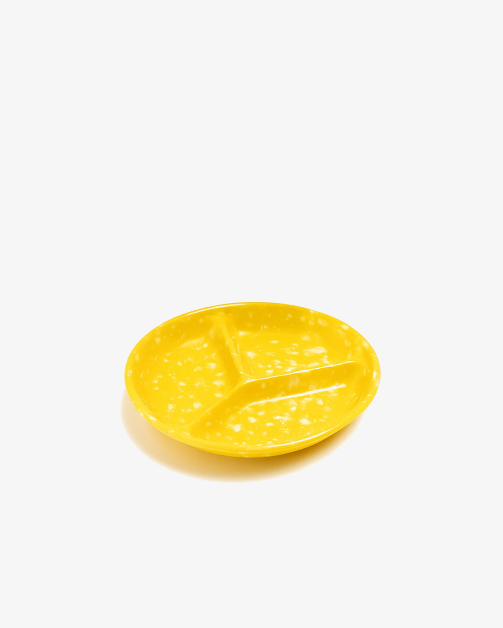Korean Bunsik Retro Melamine Sharing Plate Yellow