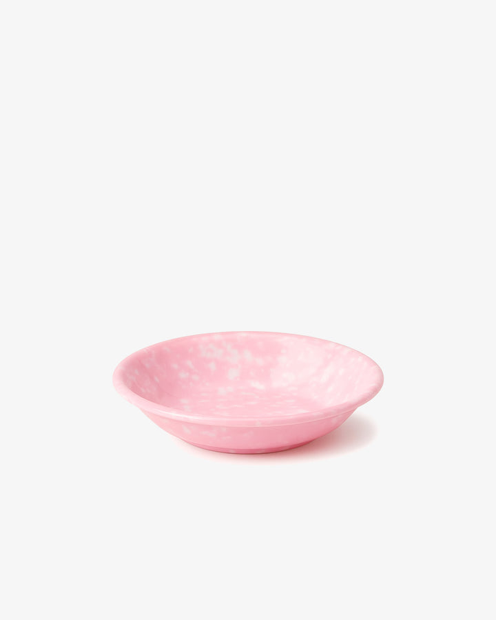 Korean Bunsik Retro Melamine Side Dish Plate Pink