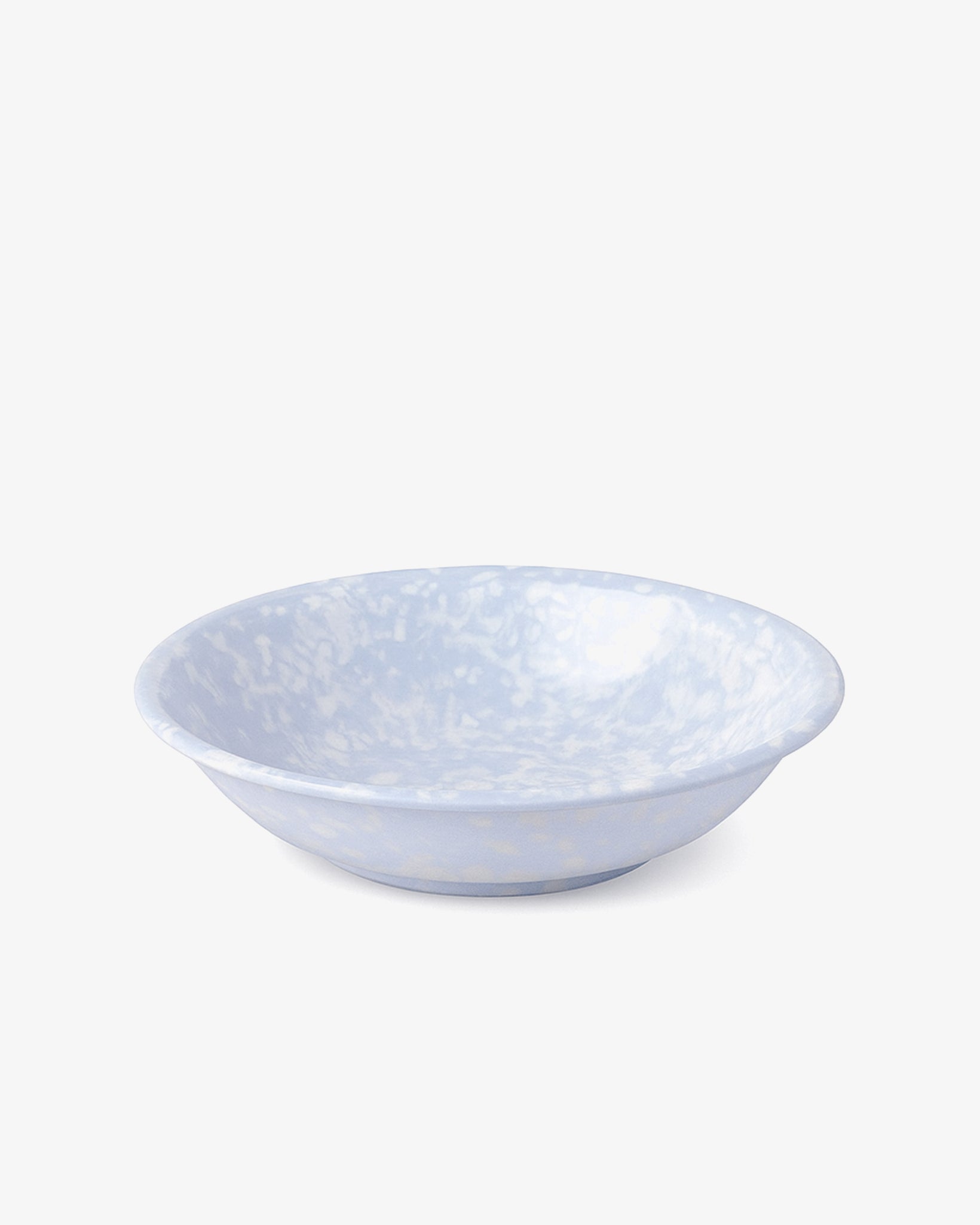 Korean Bunsik Retro Melamine Soup Bowl Blue