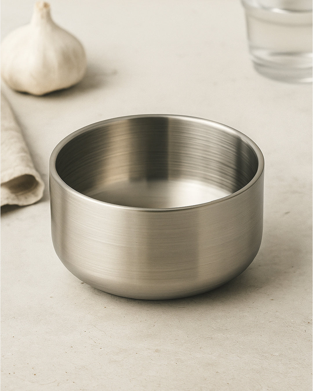 Korean Stainless Steel Large Soup Bowl