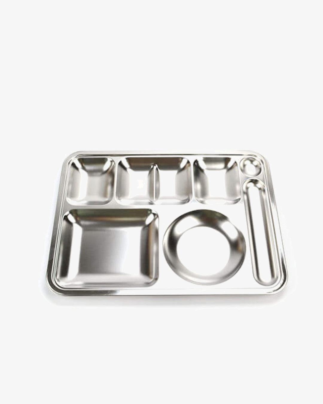 Korean Stainless Steel Meal Plate