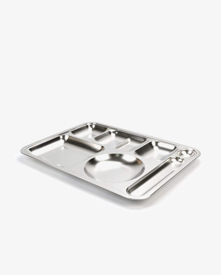 Korean Stainless Steel Meal Plate
