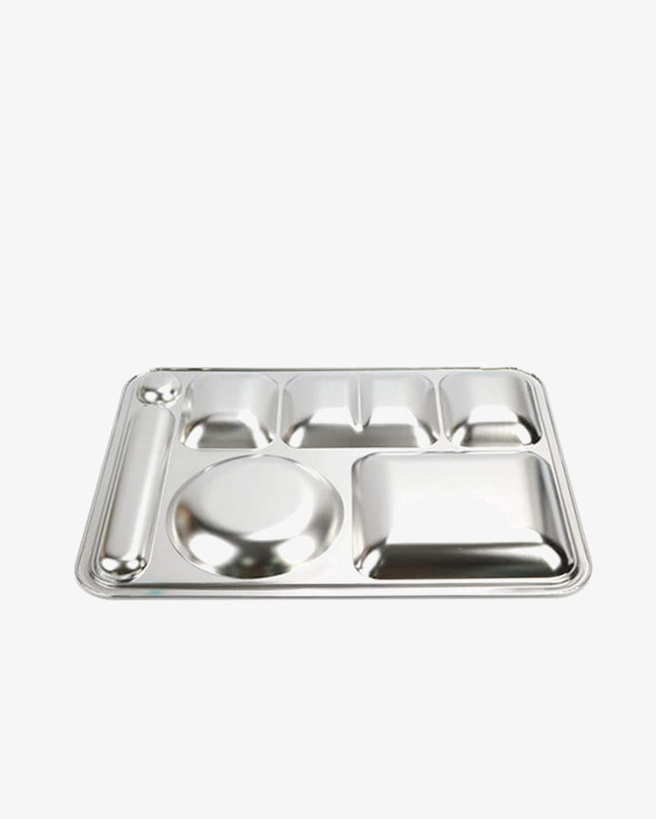 Korean Stainless Steel Meal Plate