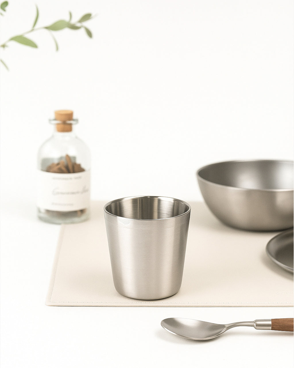 Korean Stainless Steel Modern Cup