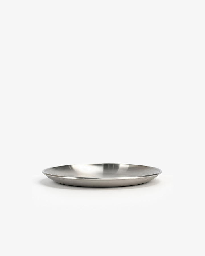 Korean Stainless Steel Round Plate Small