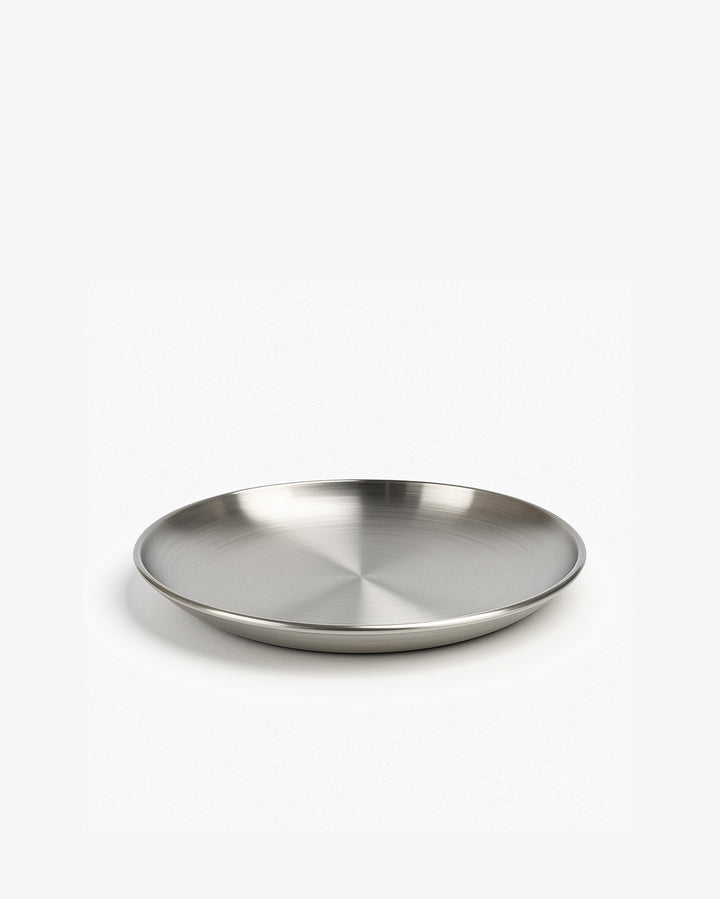 Korean Stainless Steel Round Plate Small