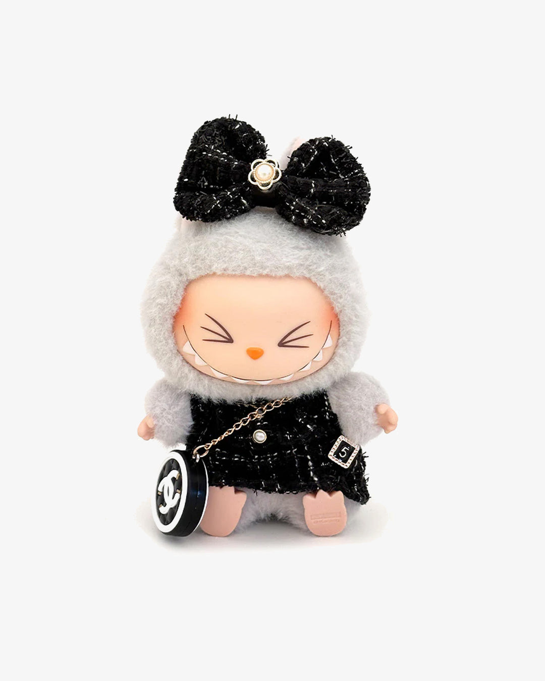 Labubu Chanel Inspired Outfit Black (Outfit Only)
