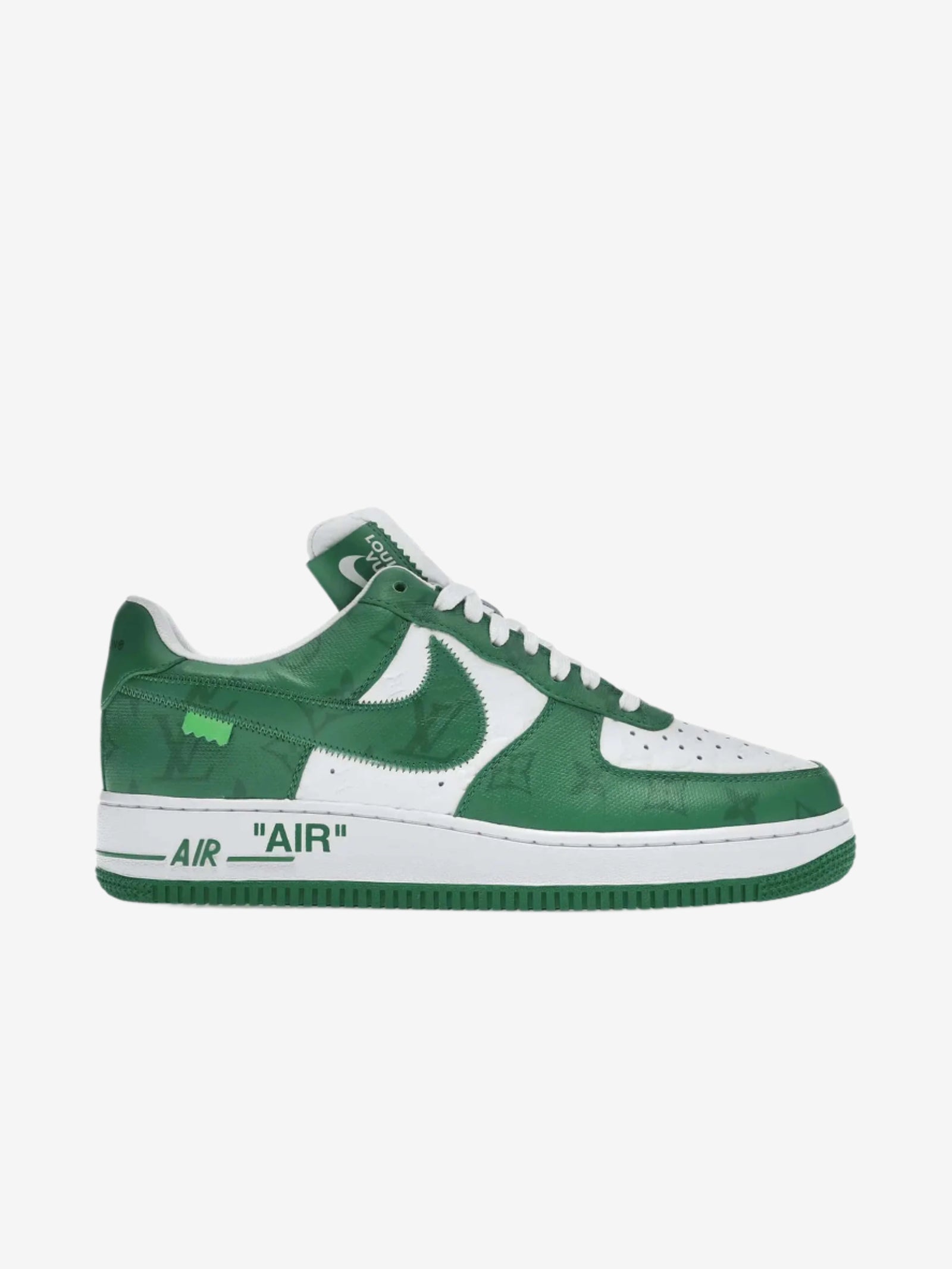 Louis Vuitton Nike Air Force 1 Low By Virgil Abloh White Green - Prior