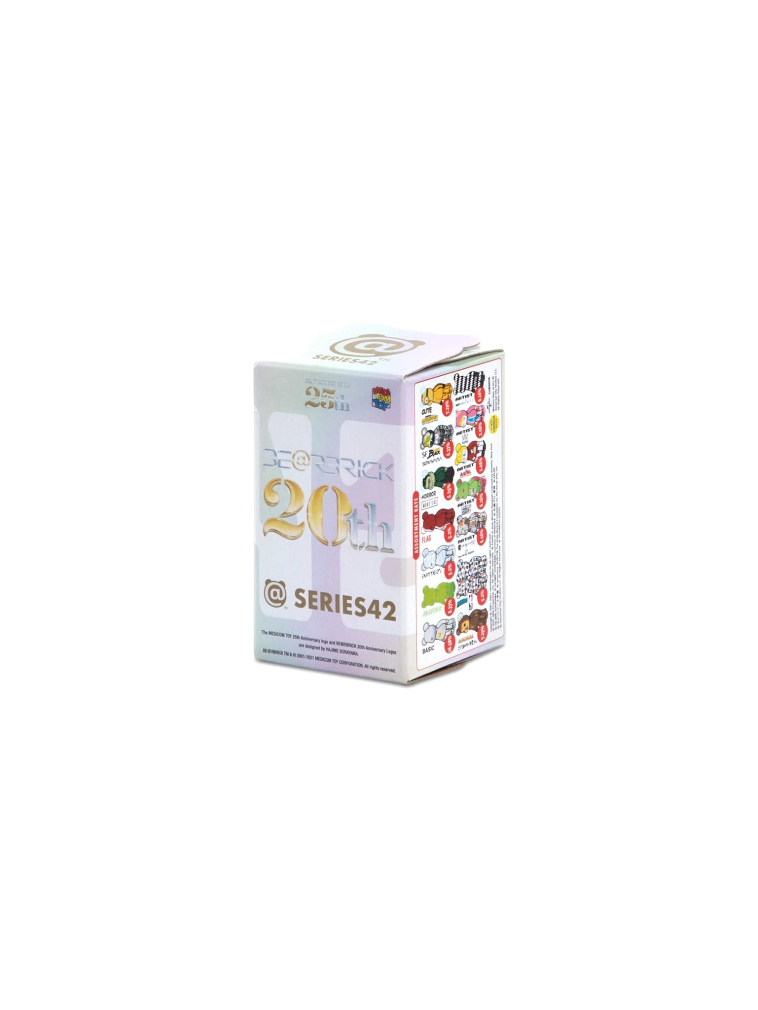 Medicom Toy Be@arbrick 20th & 25th Anniversary Series 42 Blind Box 100% Prior