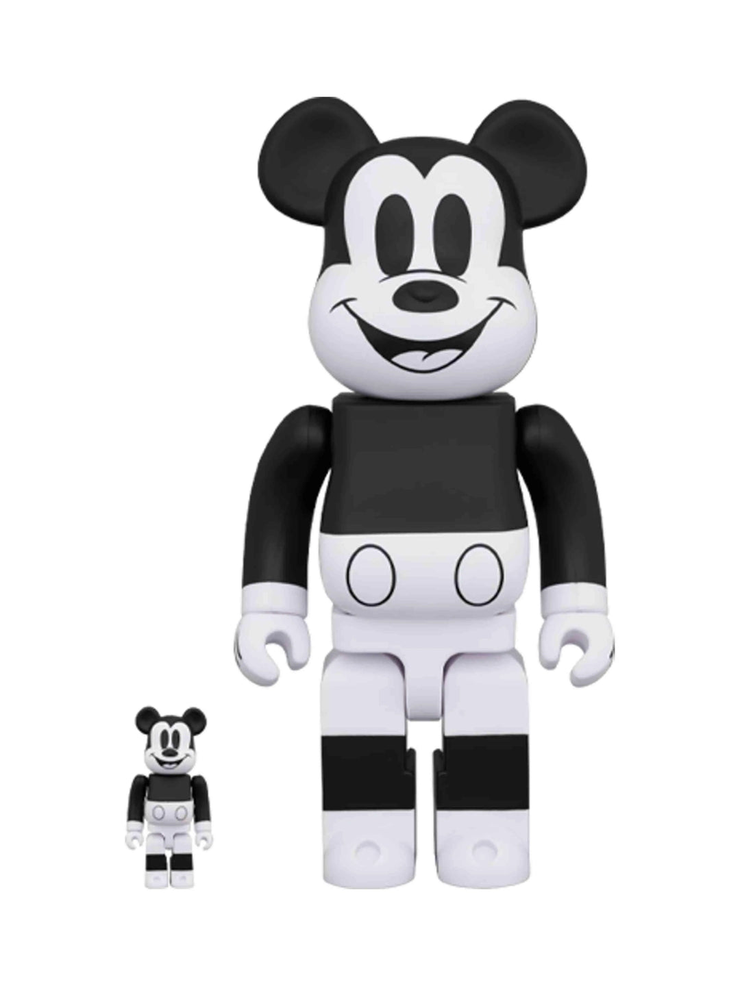 Medicom Toy Be@arbrick Mickey Mouse (B&W 2020 VER.) 100% & 400% Set Prior