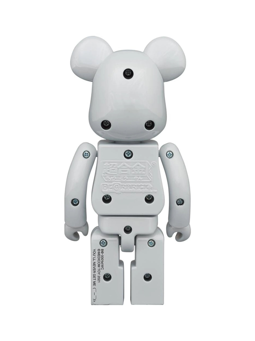 Medicom Toy Be@rbrick 20th Anniv. 1st Model 400% White Chrome Prior