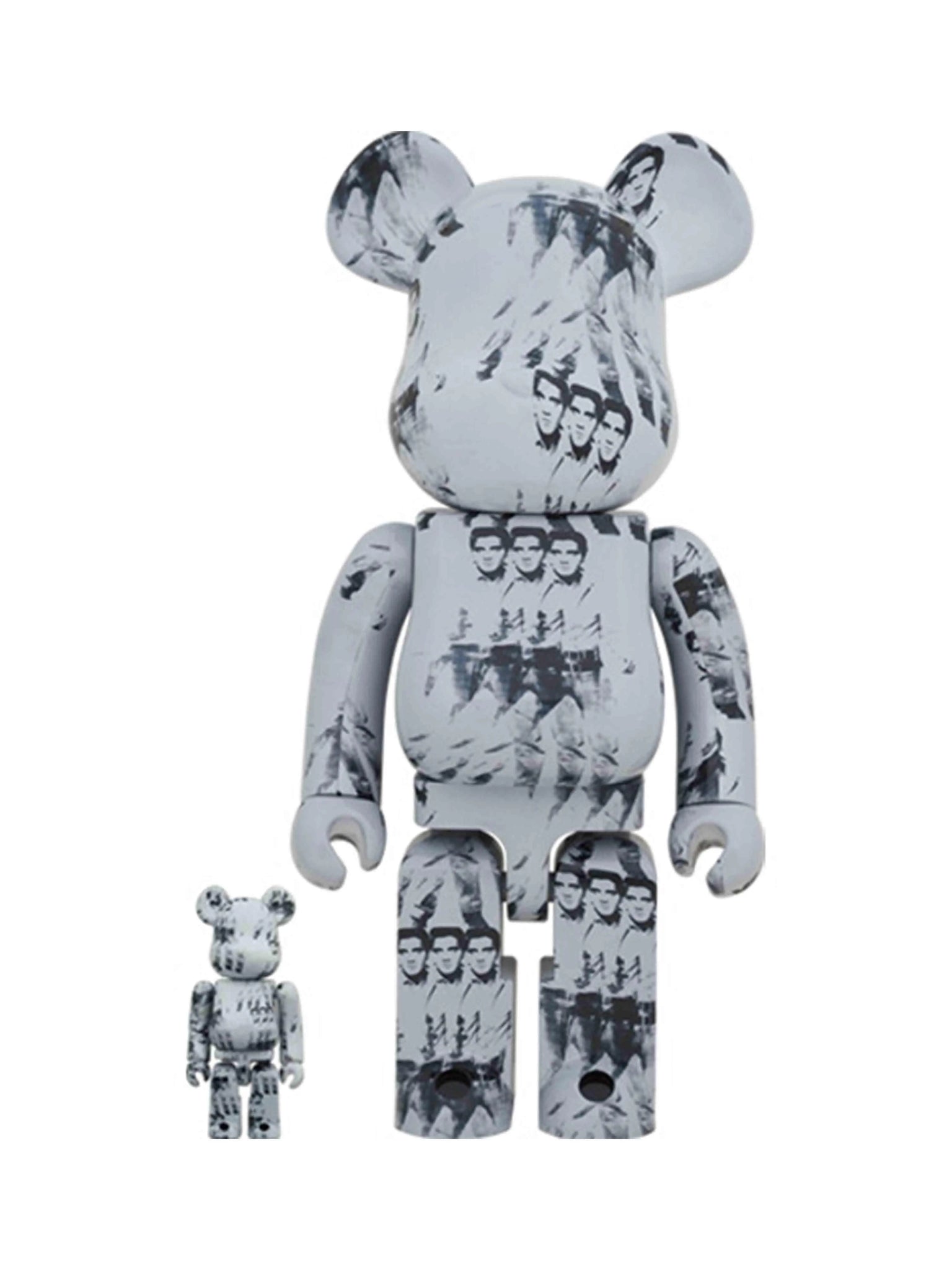 Medicom Toy Be@rbrick Andy Warhol Elvis Presley 100% & 400% Set Prior