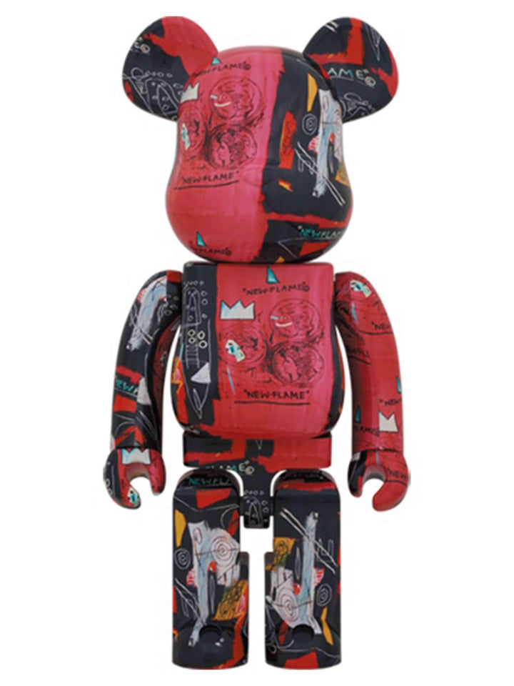 Medicom Toy Be@rbrick Andy Warhol x Jean Michael Basquiat #1 1000% Prior