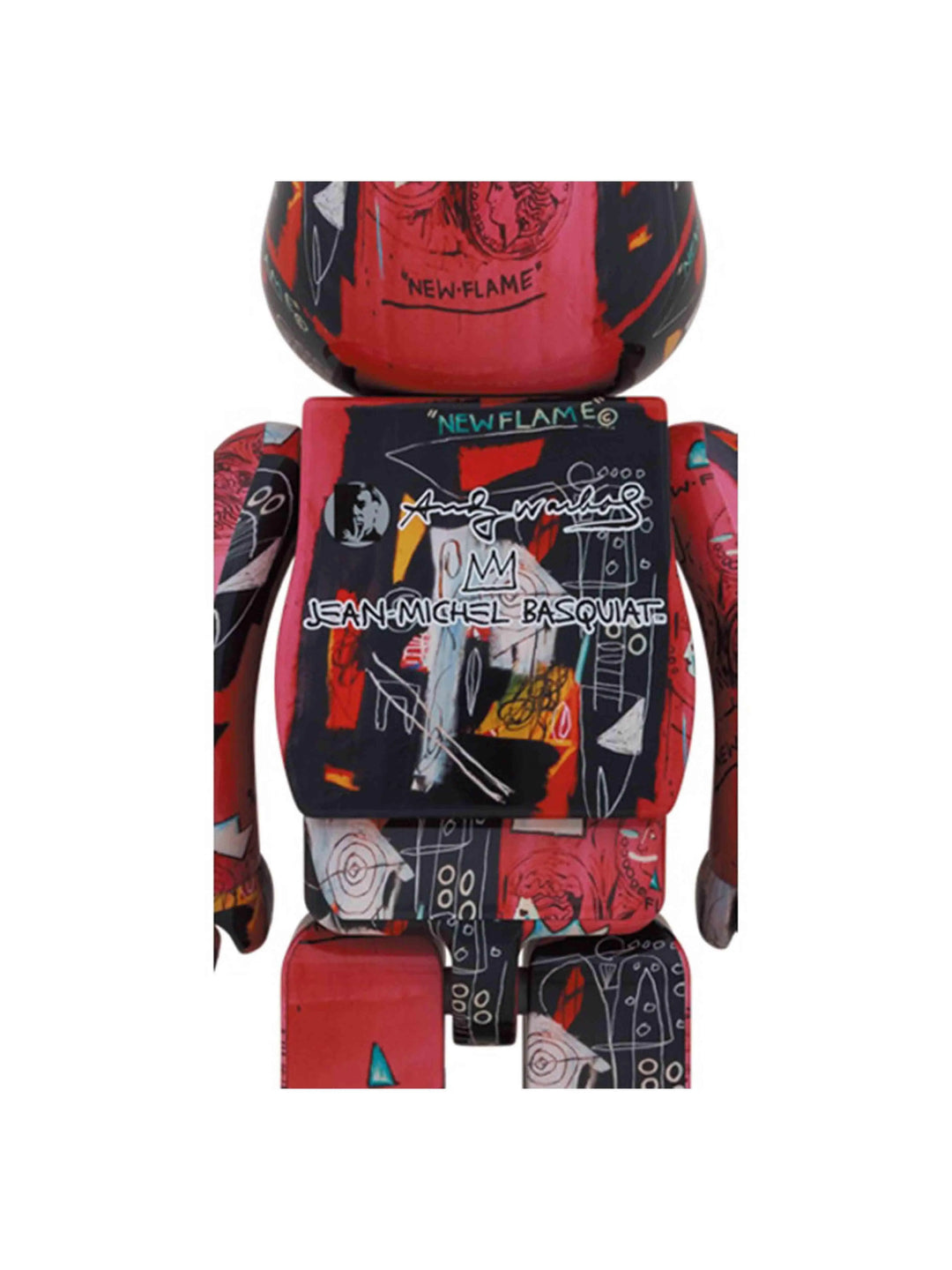 Medicom Toy Be@rbrick Andy Warhol x Jean Michael Basquiat #1 1000% Prior