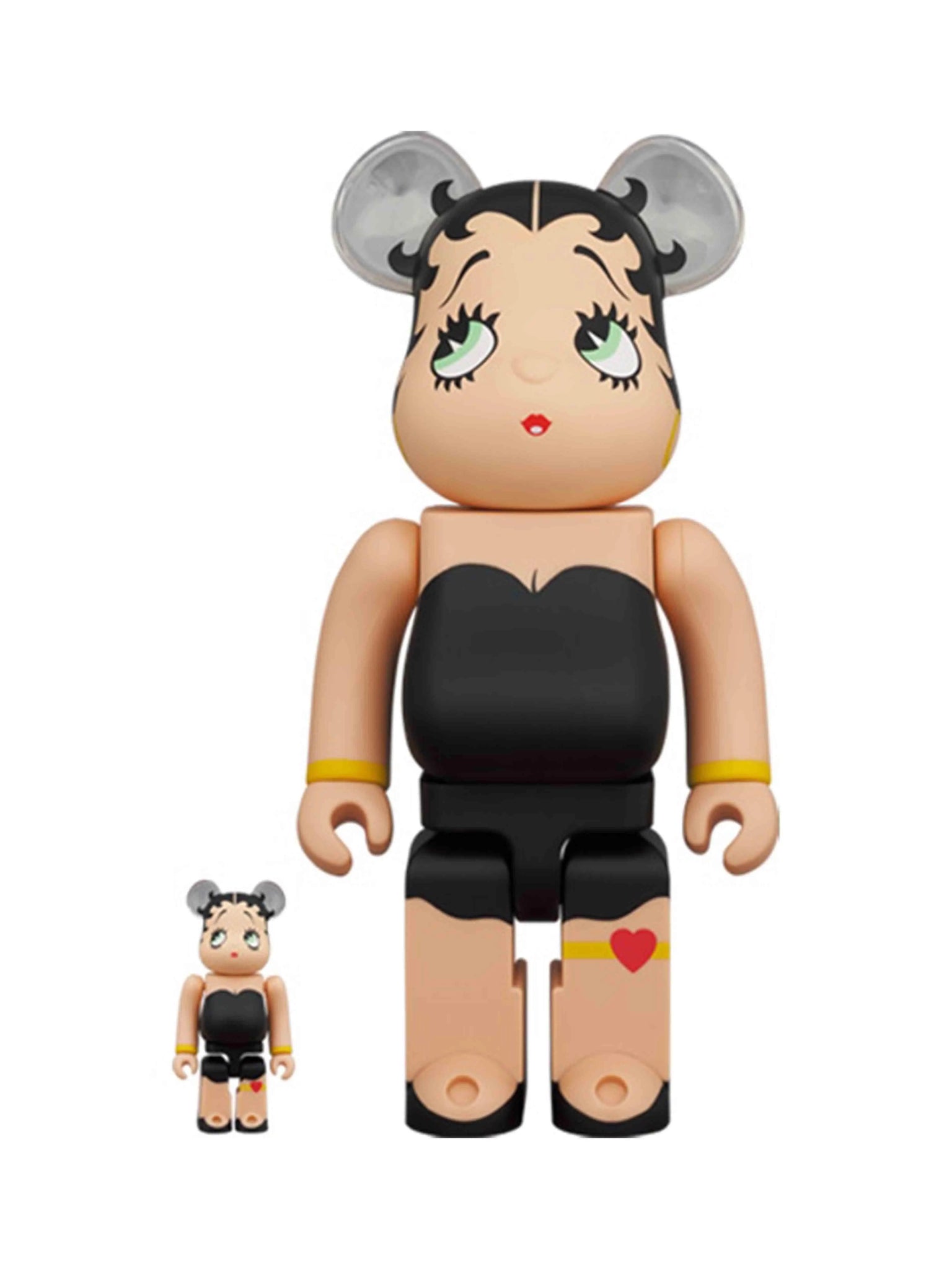 Medicom Toy Be@rbrick Betty Boop Black Version 100% & 400% Set Prior