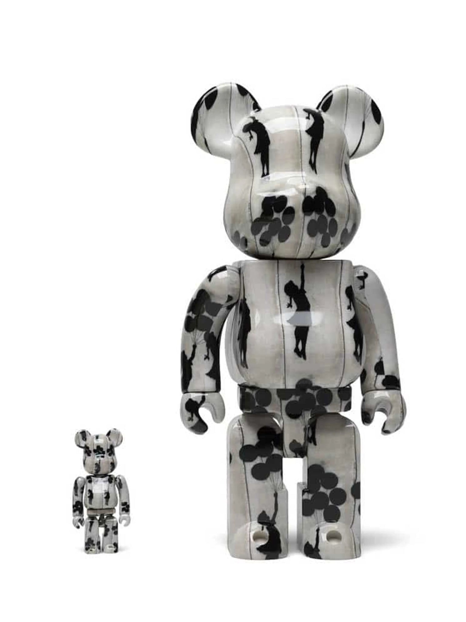 Medicom Toy Be@rbrick Brandalism Banksy Flying Balloons Girl 100% & 400% Set Prior