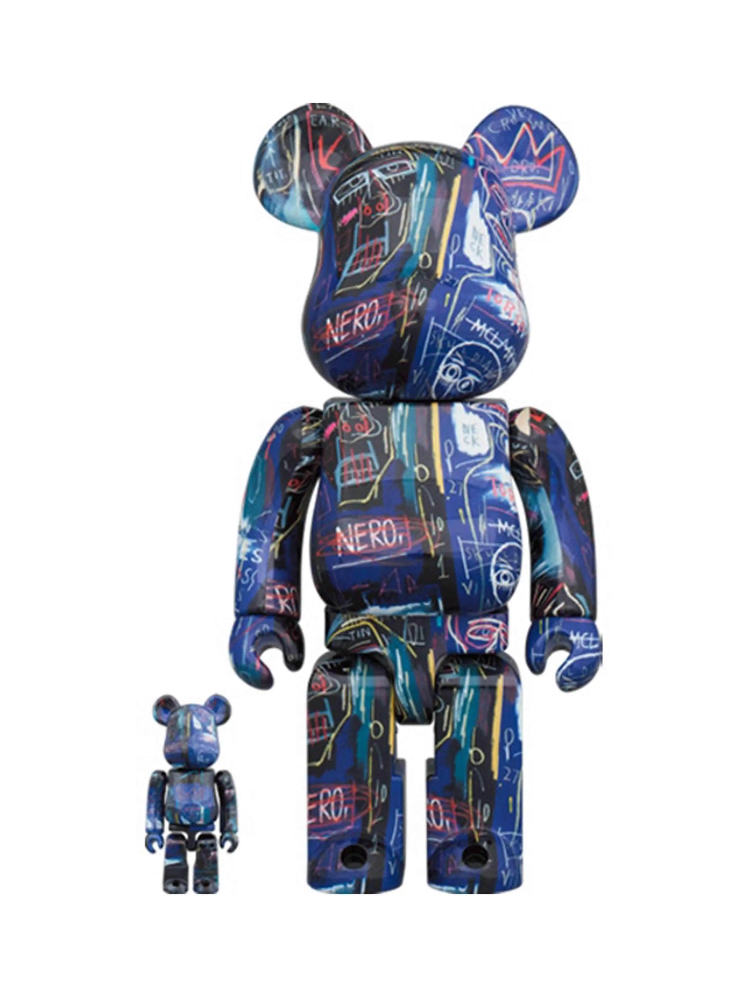 Medicom Toy Be@rbrick Jean Michel Basquiat #7 100% & 400% Set Prior