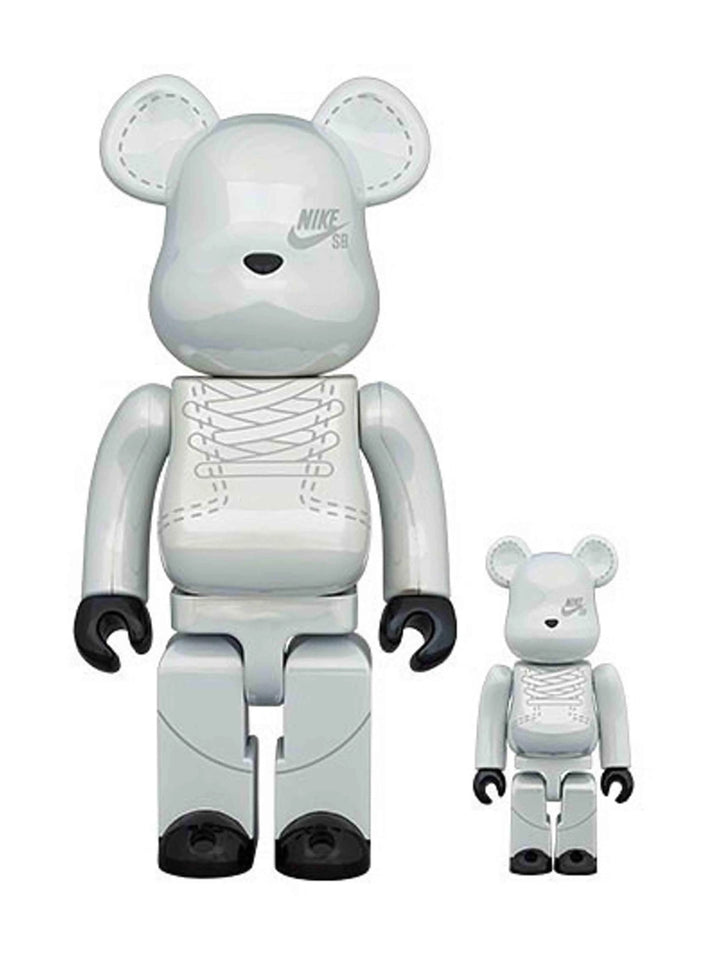 Medicom Toy Be@rbrick Nike SB White 2020 100% & 400% Set Prior