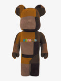 Medicom Toy Be@rbrick X atmos X Sean Wotherspoon 1000% Brown Prior