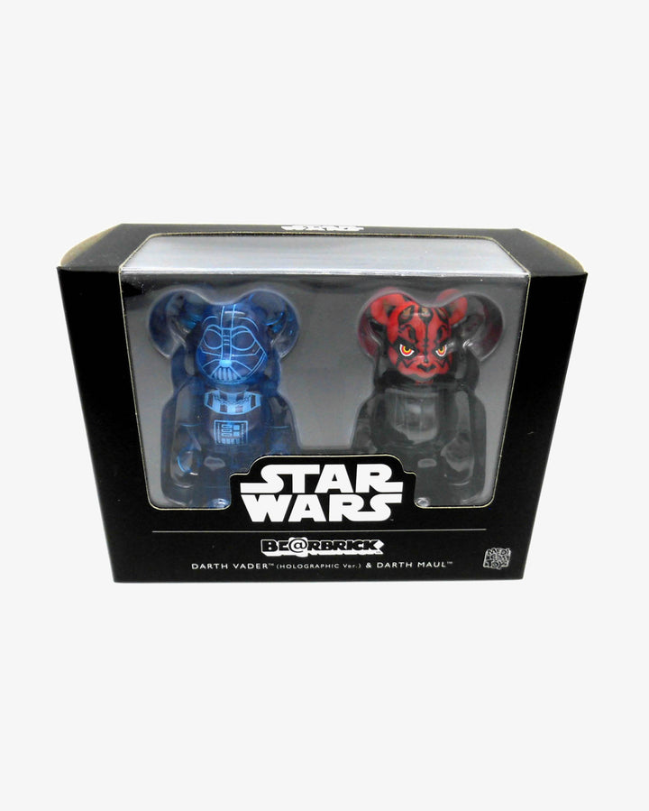 Medicom Toy Bearbrick 100% Star Wars Darth Vader Holographic Darth Maul