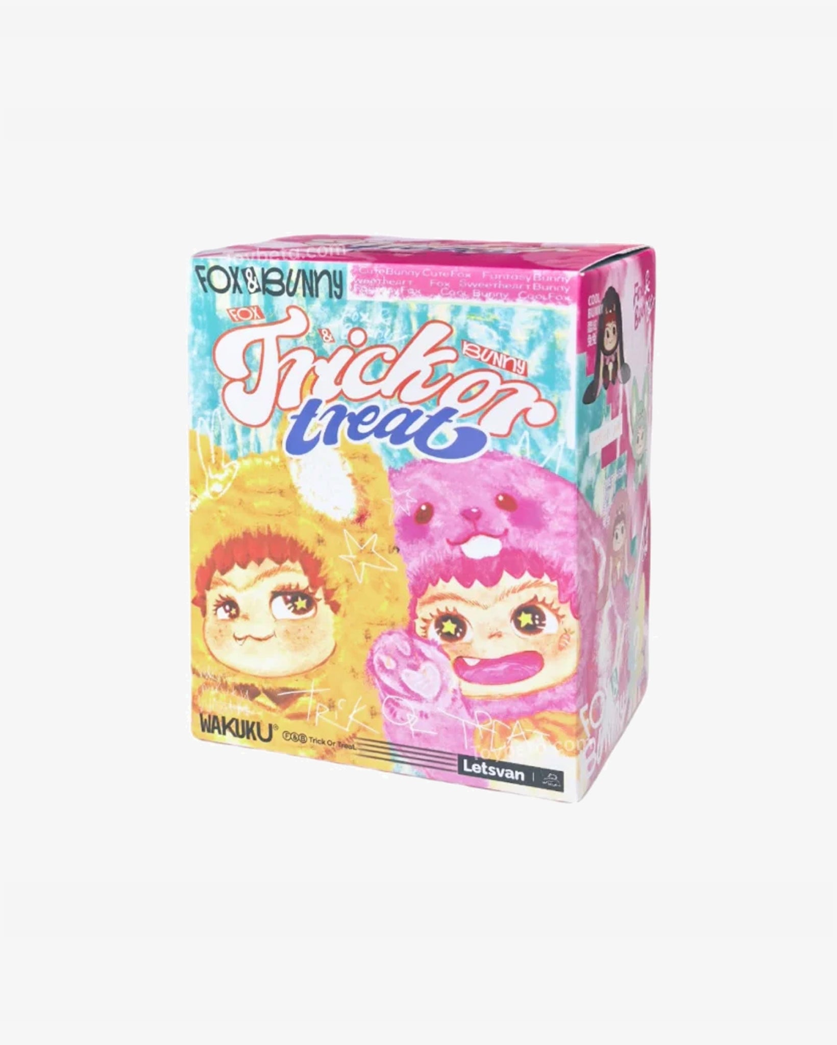 Miniso WAKUKU V2 Fox and Bunny Trick or Treat Series Plush Blind Box