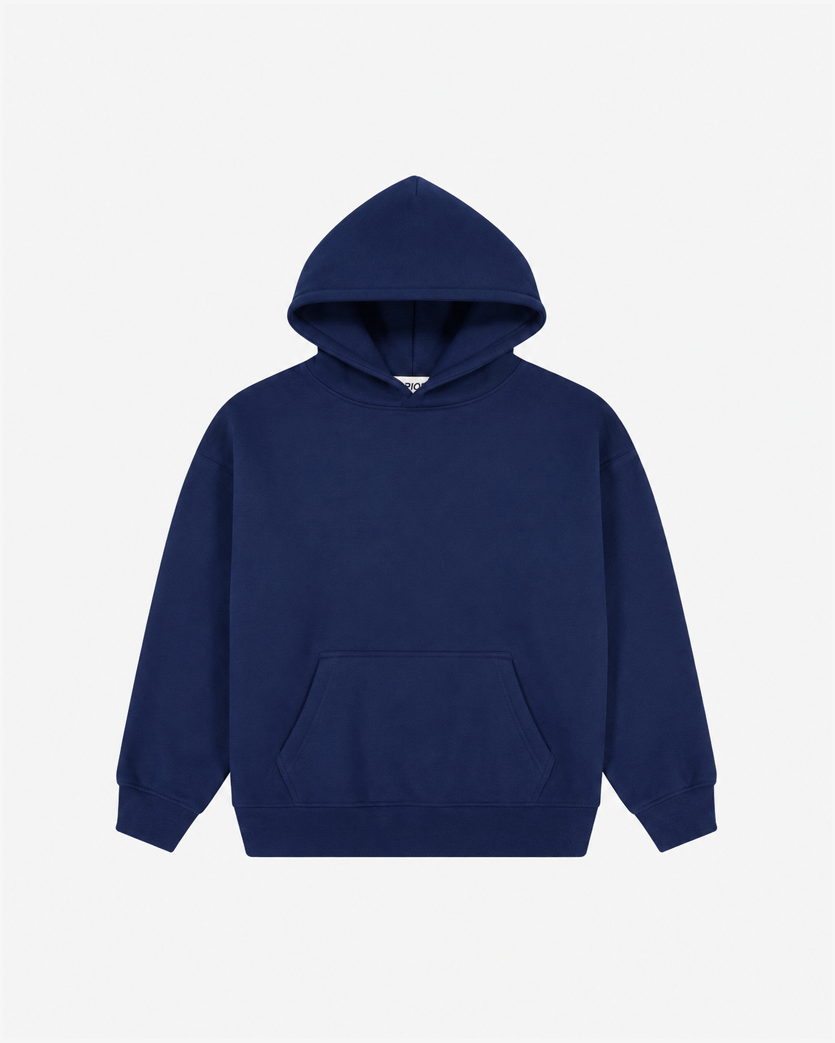 Panelled Hoodie Navy