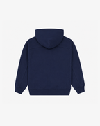 Panelled Hoodie Navy