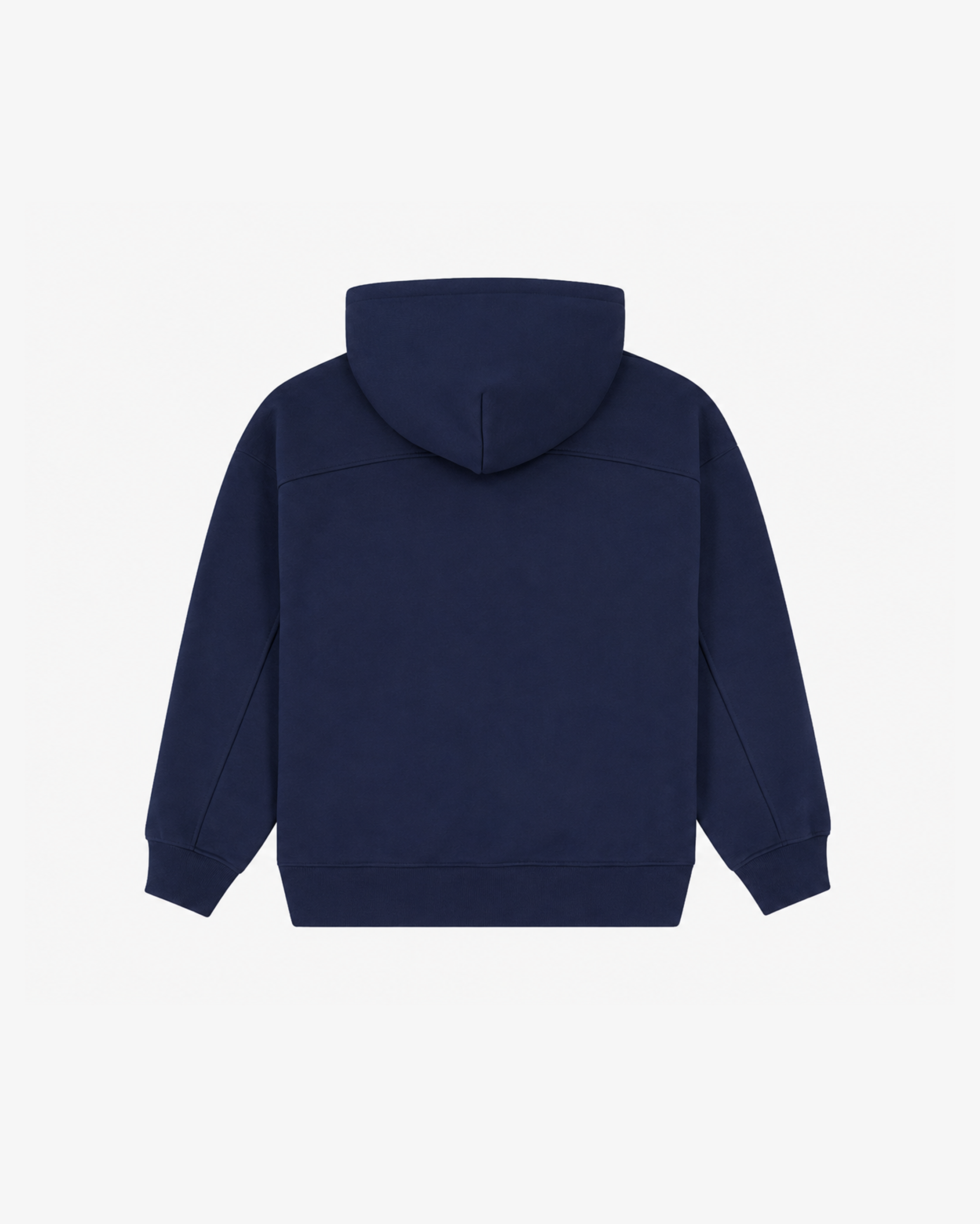 Panelled Hoodie Navy