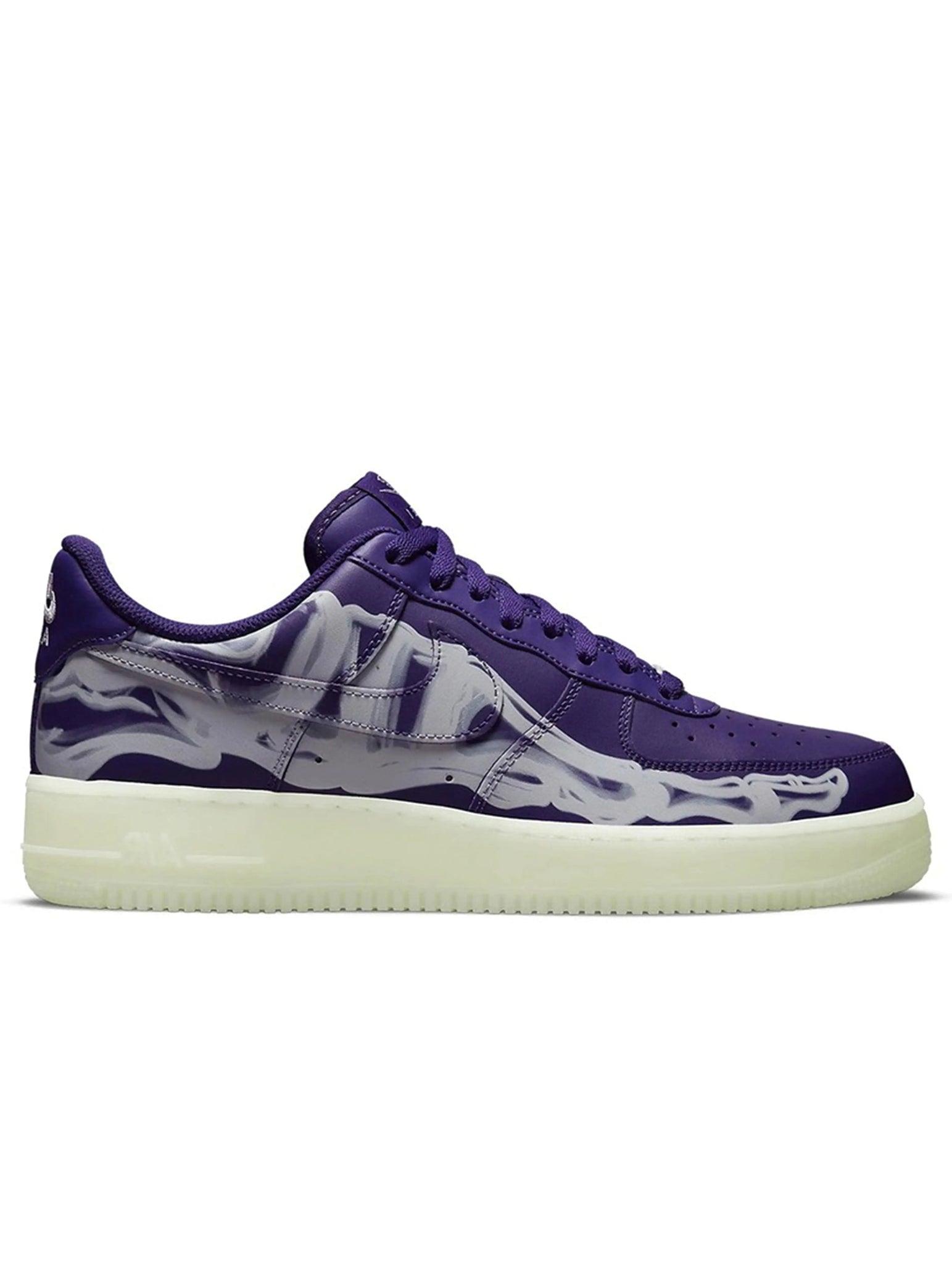 Nike Air Force 1 Low '07 QS Purple Skeleton Halloween [2021] Prior