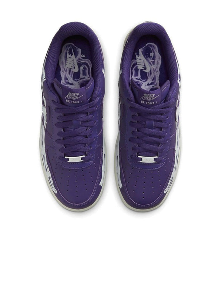 Nike Air Force 1 Low '07 QS Purple Skeleton Halloween [2021] Prior