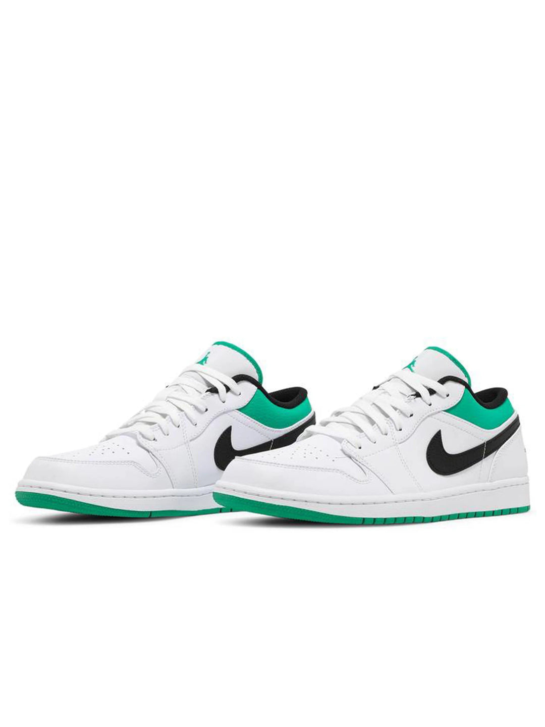 Nike Air Jordan 1 Low White Lucky Green Prior