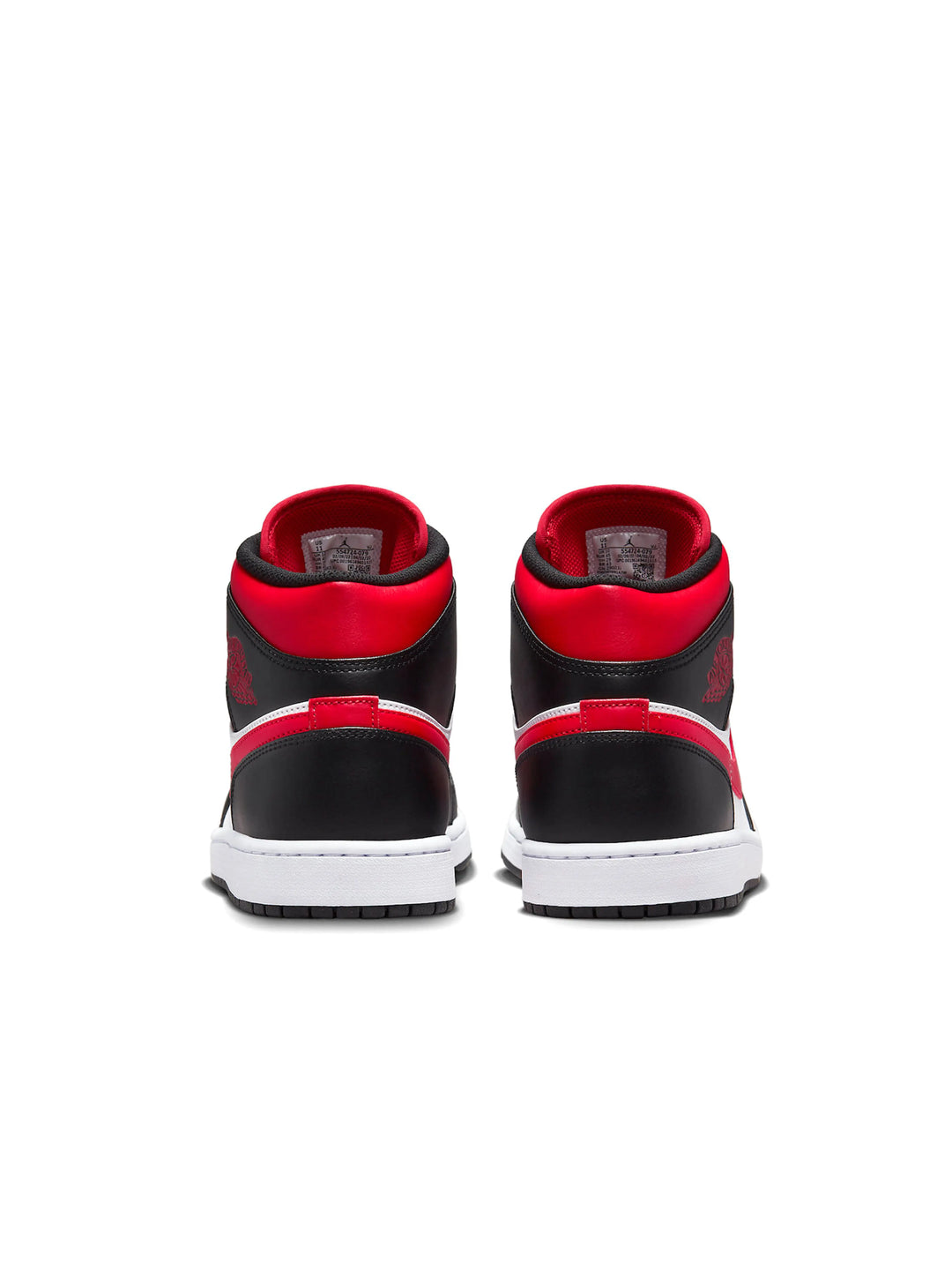 Nike Air Jordan 1 Mid Black Fire Red Prior
