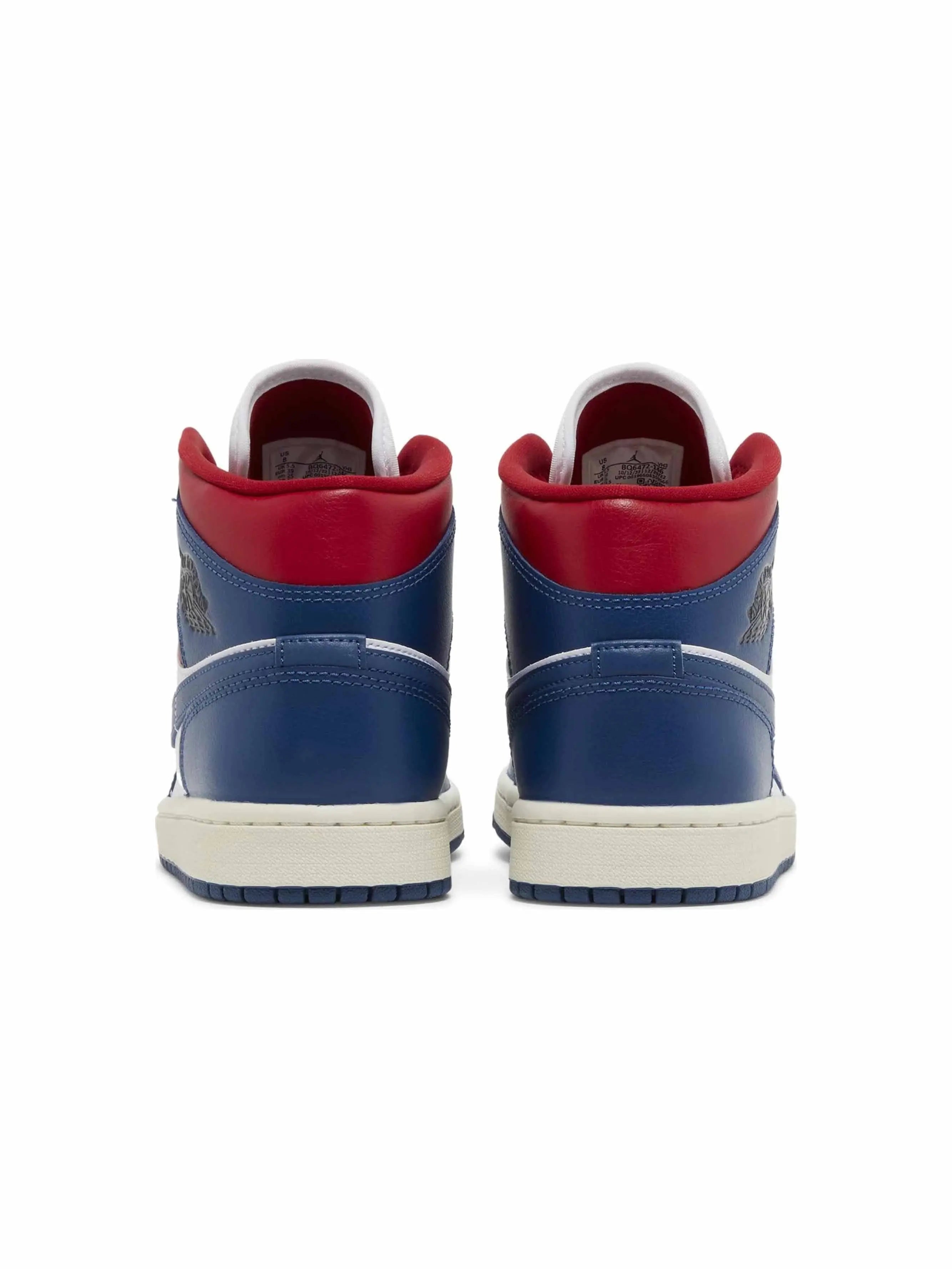 Nike Air Jordan 1 Mid French Blue Gym Red (W) in Auckland, New Zealand - Shop name