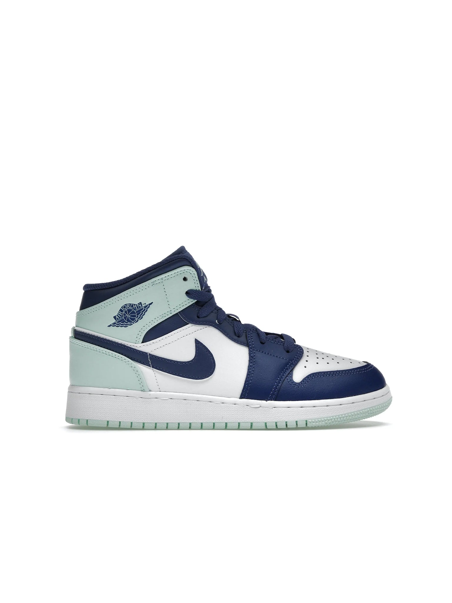 Nike Air Jordan 1 Mid Mystic Navy Mint Foam (GS) in Auckland, New Zealand - Shop name