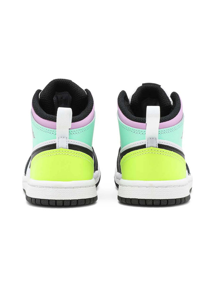 Nike Air Jordan 1 Mid Pastel Black Toe Prior