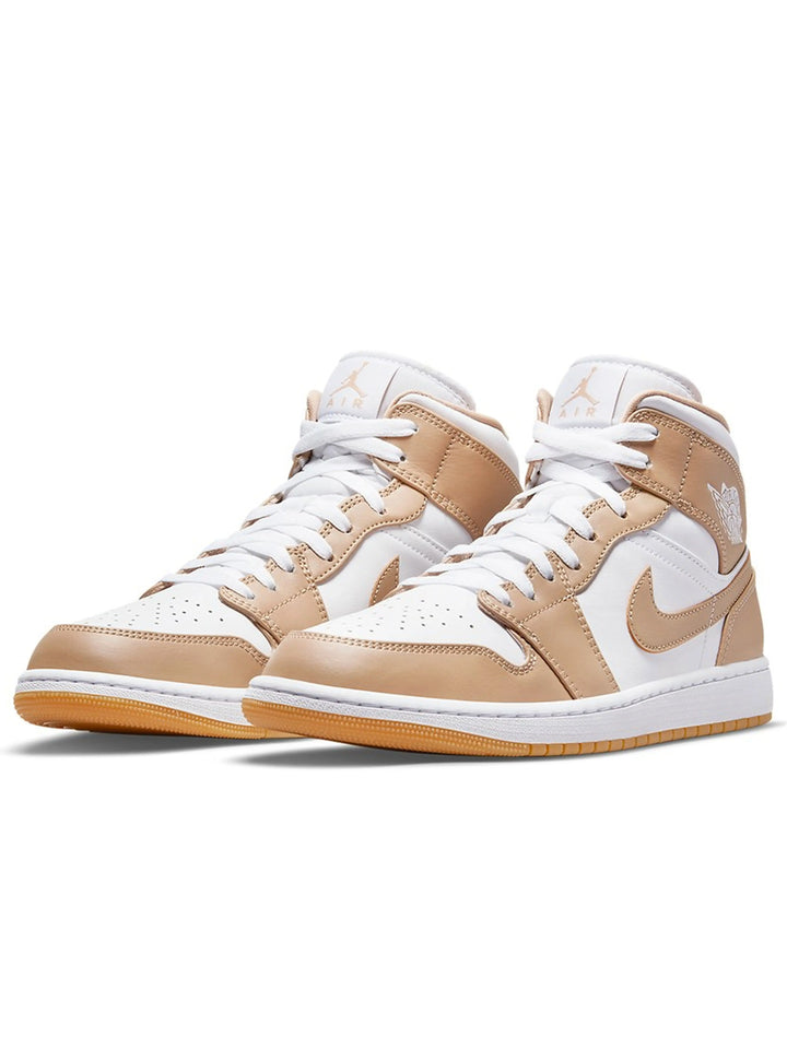Nike Air Jordan 1 Mid Tan Gum Prior