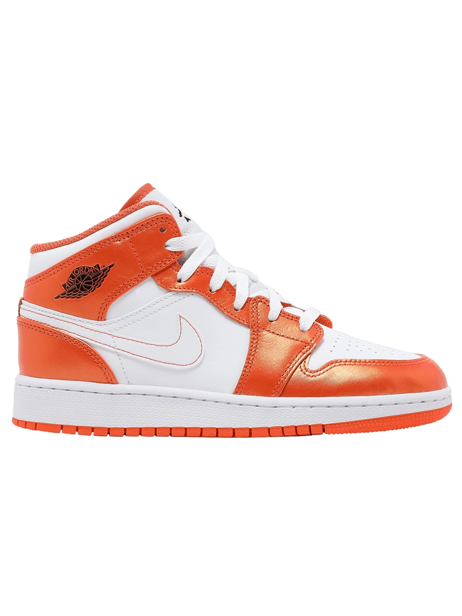 Nike Air Jordan 1 Mid White Orange Prior