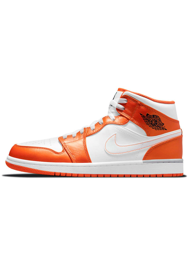 Nike Air Jordan 1 Mid White Orange Prior