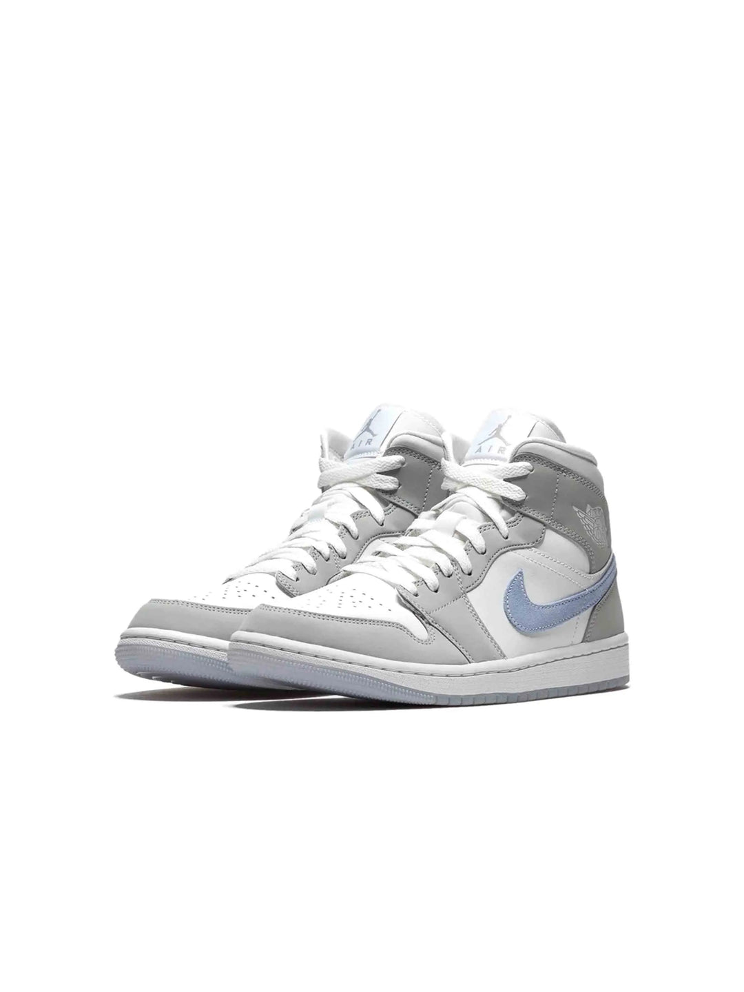 Nike Air Jordan 1 Mid Wolf Grey Aluminum (W) Prior