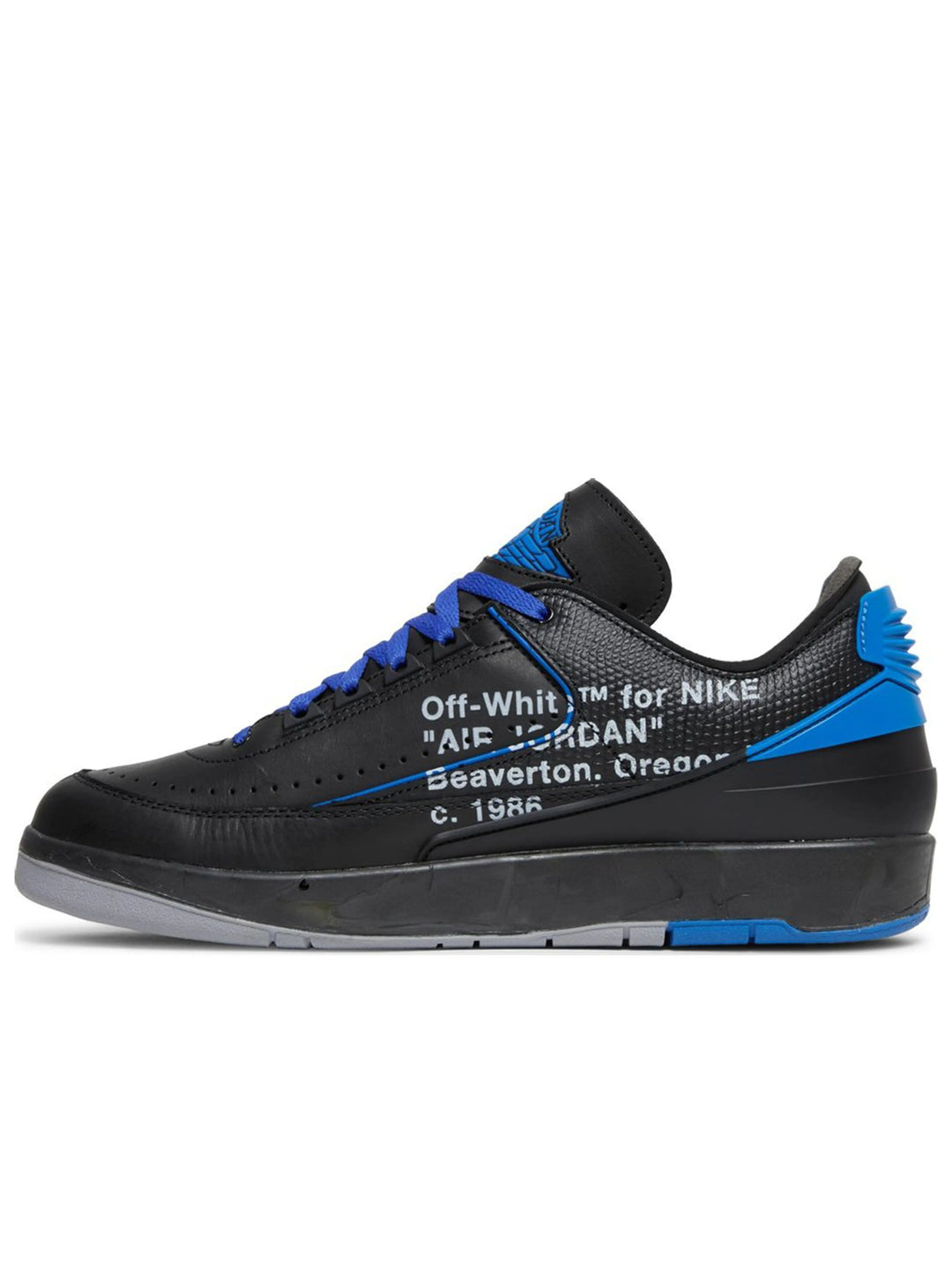 Nike Air Jordan 2 Retro Low SP Off-White Black Blue Prior