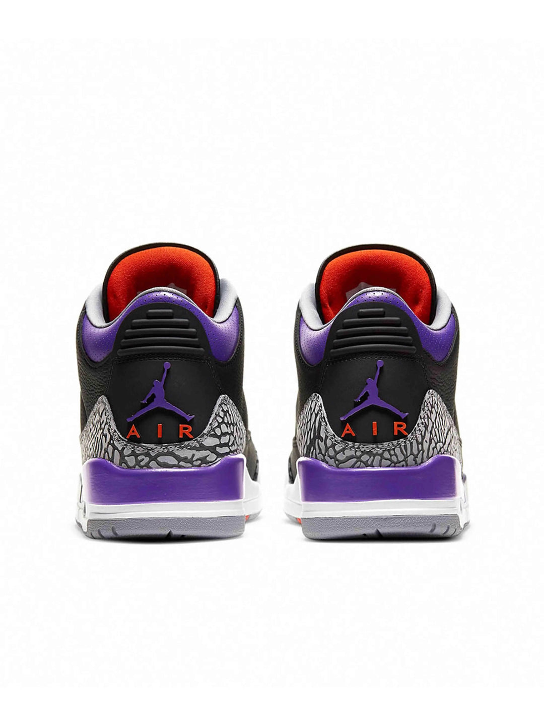 Nike Air Jordan 3 Retro Black Court Purple [Damaged Box] Prior