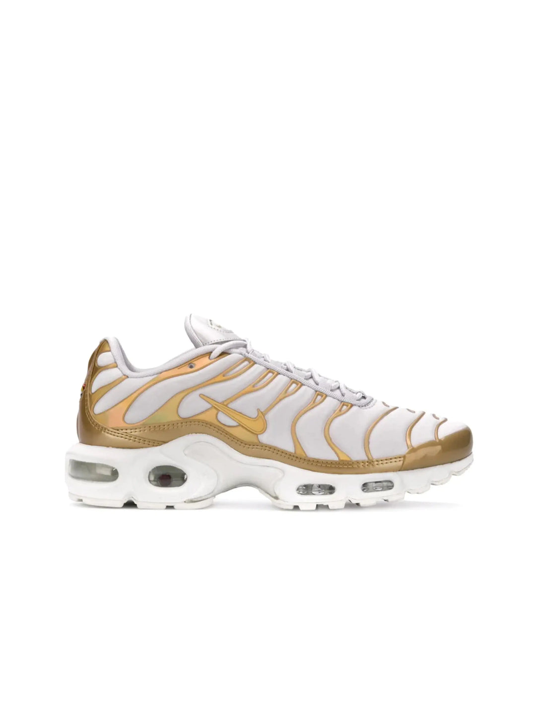 Nike Air Max Plus Vast Grey Metallic Gold (Women's) in Auckland, New Zealand - Shop name