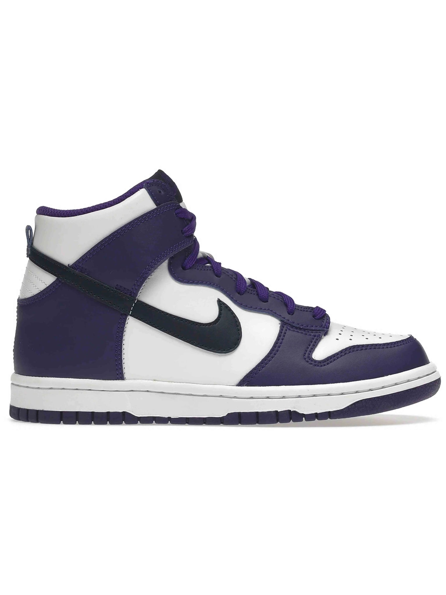 Nike Dunk High Electro Purple Midnight Navy (GS) Prior