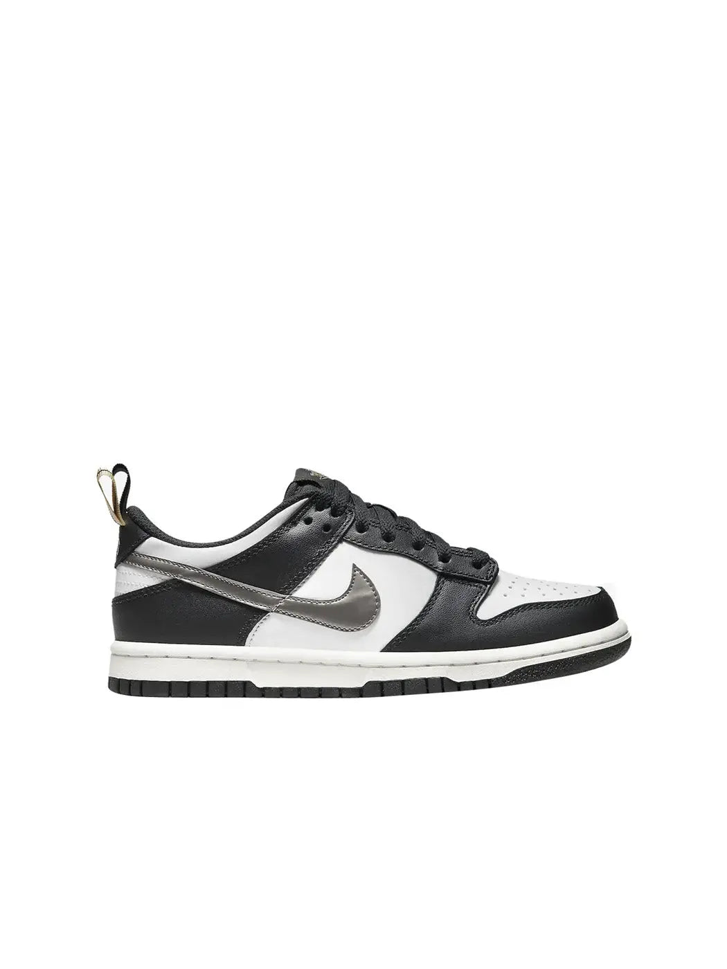 Nike Dunk Low Black White Metallic (GS) in Auckland, New Zealand - Shop name