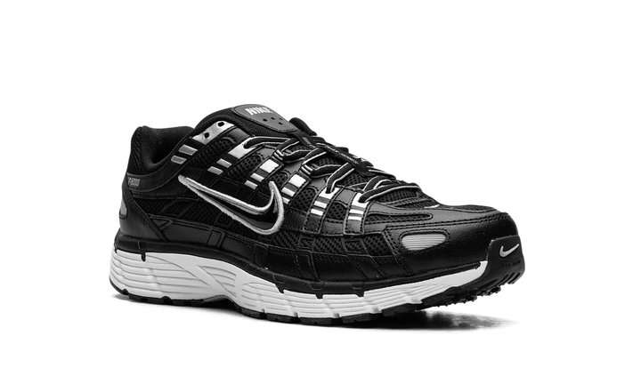 Nike P-6000 Black White Metallic Silver
