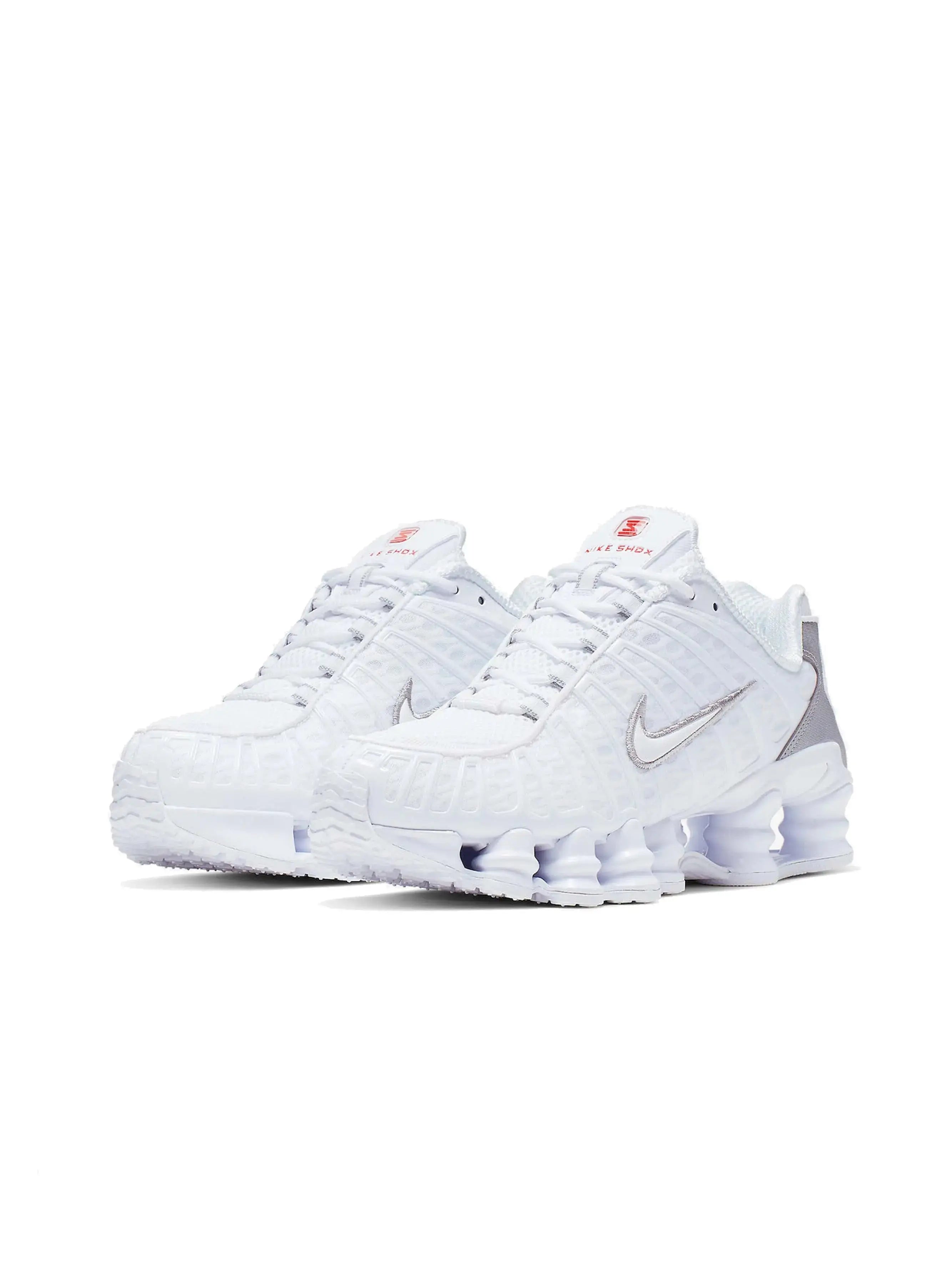 Nike Shox TL White Metallic Silver Max Orange (W) Prior Auckland,